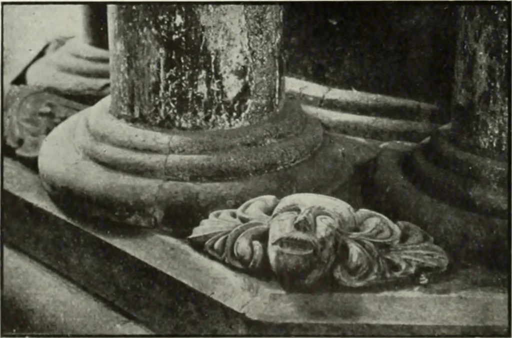 An illustration from An introduction to English church architecture : from the eleventh to the sixteenth century, 1913, leaf 77