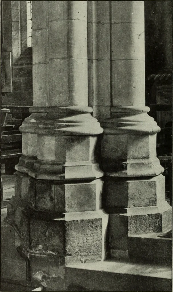 An illustration from An introduction to English church architecture : from the eleventh to the sixteenth century, 1913, leaf 79