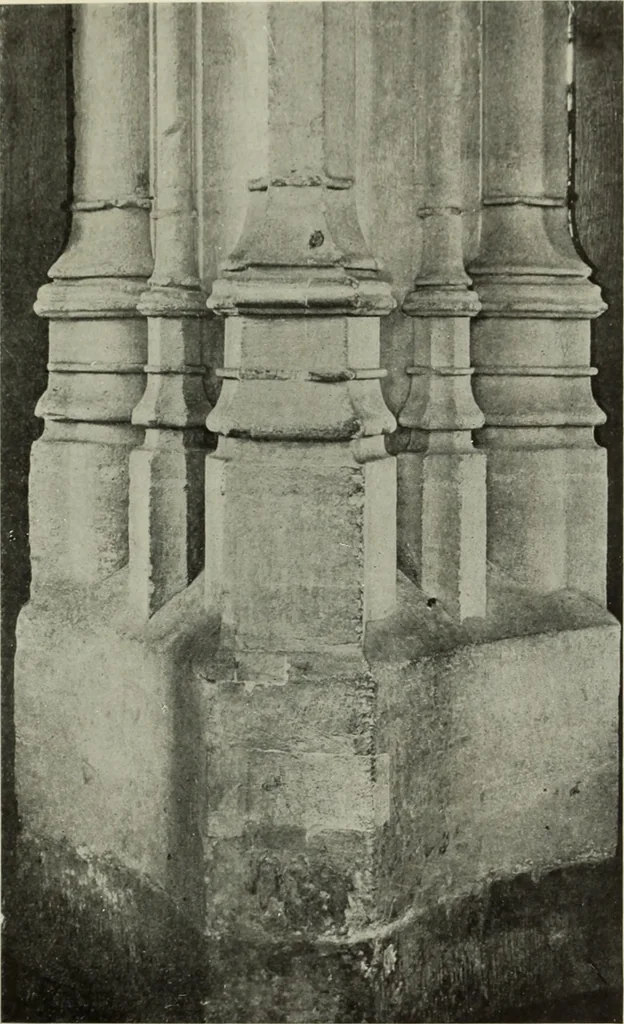 An illustration from An introduction to English church architecture : from the eleventh to the sixteenth century, 1913, leaf 80