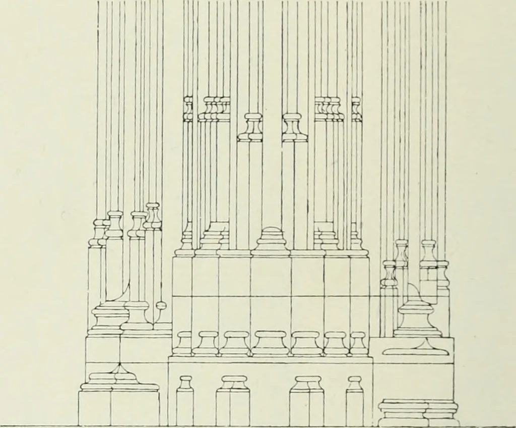 An illustration from An introduction to English church architecture : from the eleventh to the sixteenth century, 1913, leaf 81