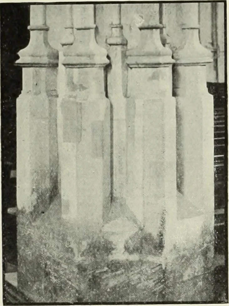 An illustration from An introduction to English church architecture : from the eleventh to the sixteenth century, 1913, leaf 82