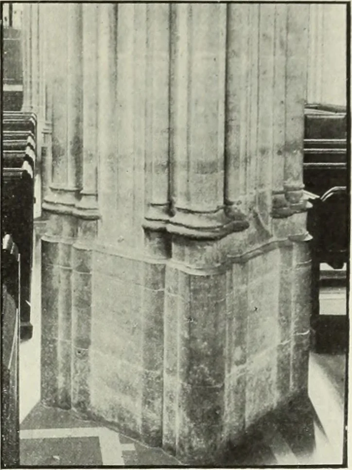 An illustration from An introduction to English church architecture : from the eleventh to the sixteenth century, 1913, leaf 82