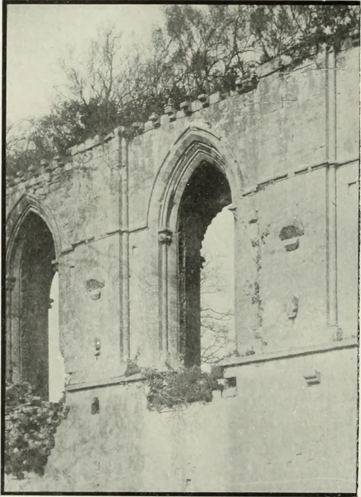 An illustration from An introduction to English church architecture : from the eleventh to the sixteenth century, 1913, leaf 85