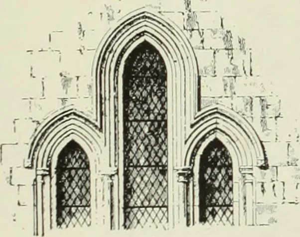 An illustration from An introduction to English church architecture : from the eleventh to the sixteenth century, 1913, leaf 86