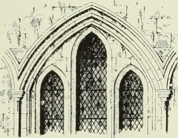 An illustration from An introduction to English church architecture : from the eleventh to the sixteenth century, 1913, leaf 86