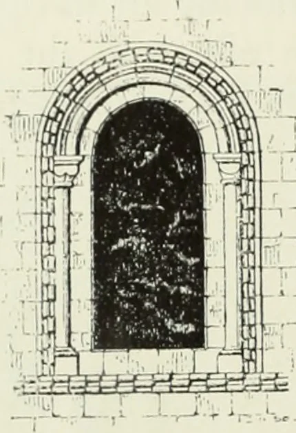 An illustration from An introduction to English church architecture : from the eleventh to the sixteenth century, 1913, leaf 87