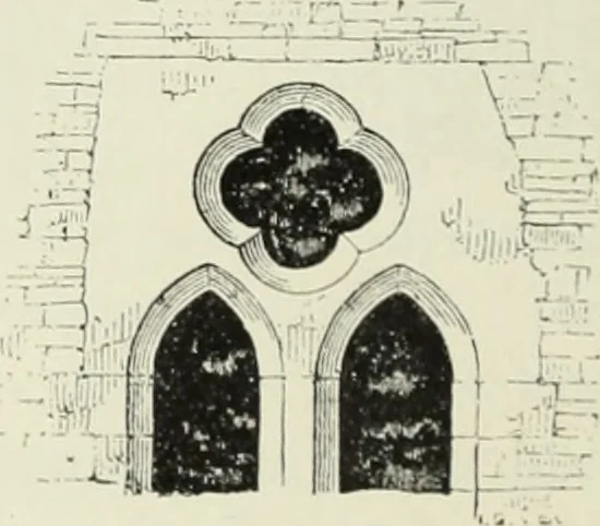 An illustration from An introduction to English church architecture : from the eleventh to the sixteenth century, 1913, leaf 87