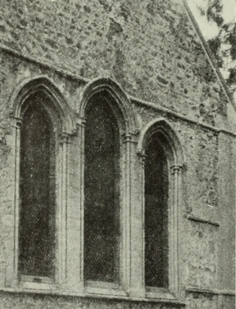 An illustration from An introduction to English church architecture : from the eleventh to the sixteenth century, 1913, leaf 89