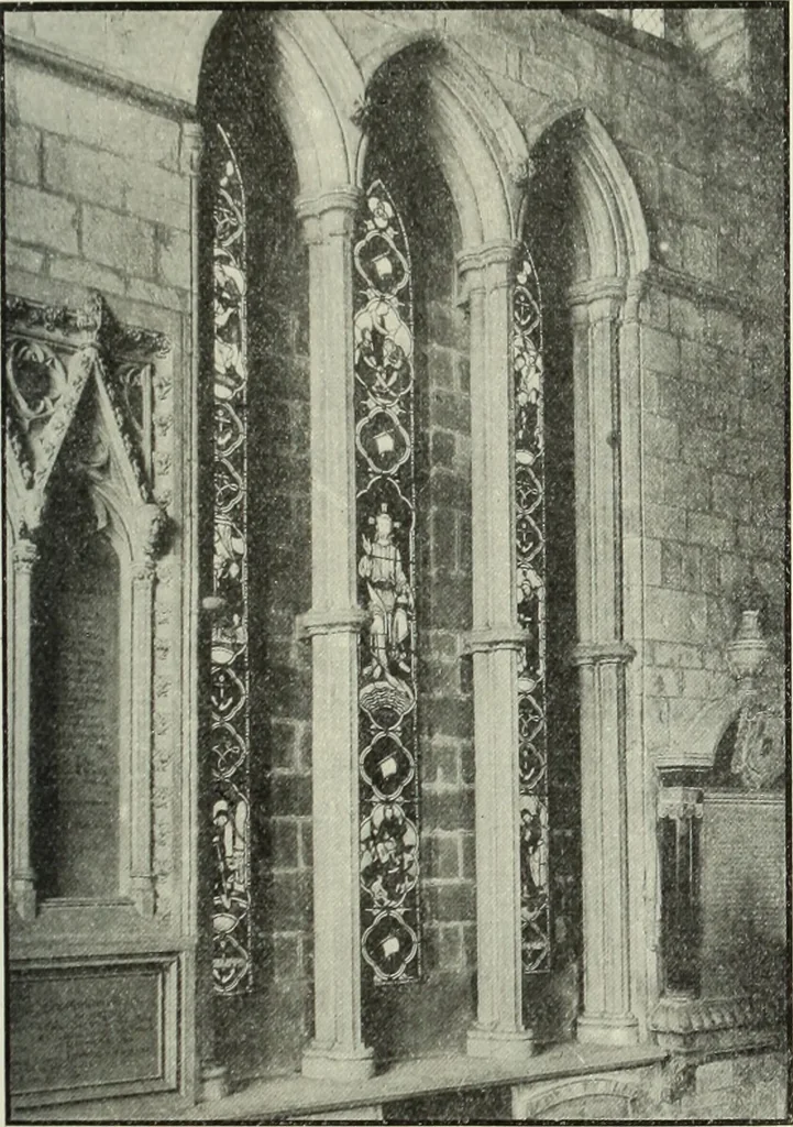 An illustration from An introduction to English church architecture : from the eleventh to the sixteenth century, 1913, leaf 90