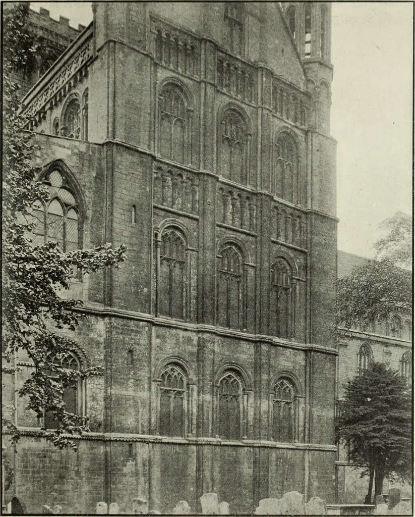An illustration from An introduction to English church architecture : from the eleventh to the sixteenth century, 1913, leaf 94