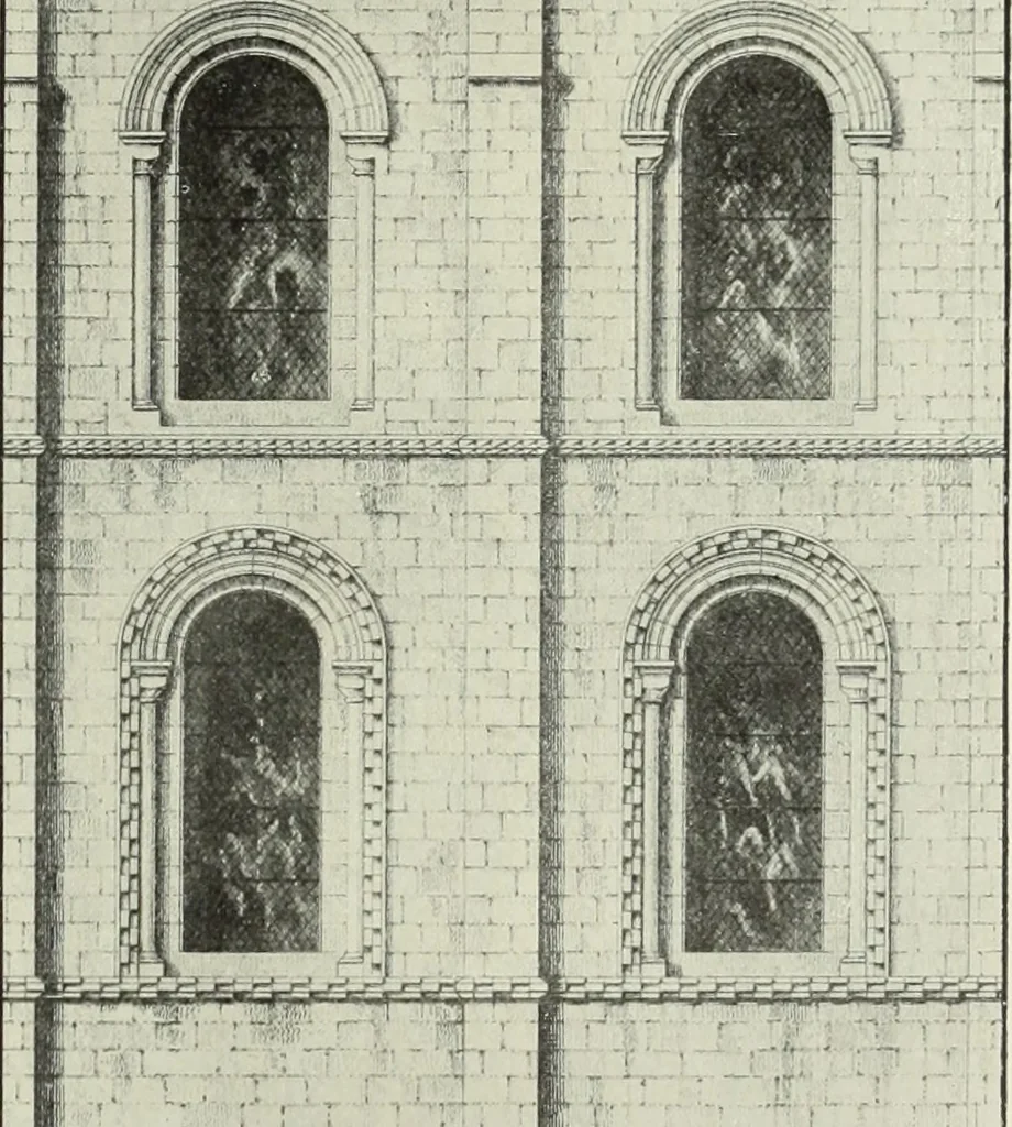 An illustration from An introduction to English church architecture : from the eleventh to the sixteenth century, 1913, leaf 98