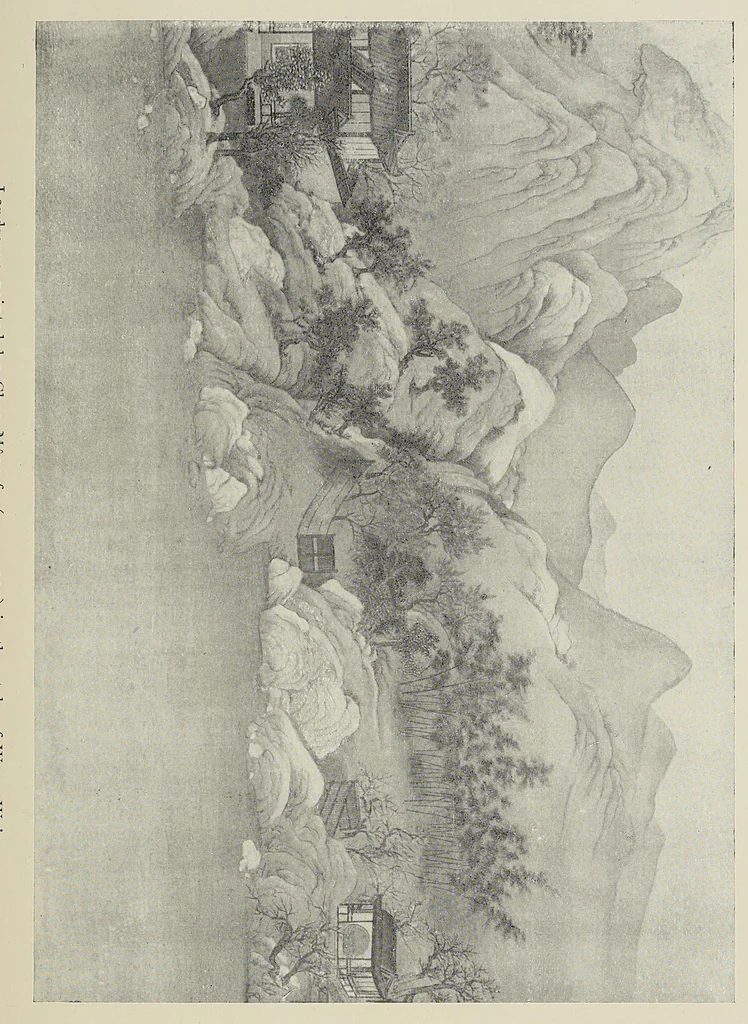 An illustration from An introduction to the history of Chinese pictorial art, 1905, leaf 75
