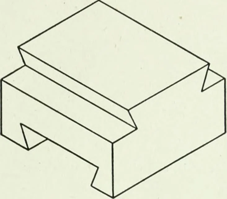 An illustration from An introduction to machine sketching and drawing for industrial and technical schools, 1917, leaf 30