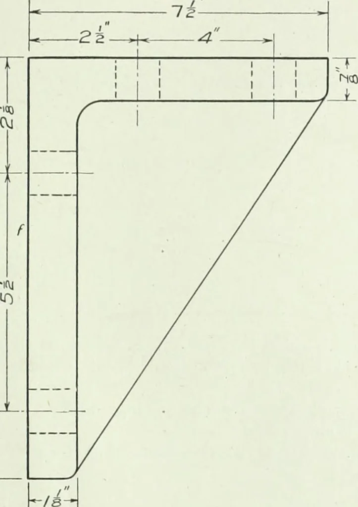 An illustration from An introduction to machine sketching and drawing for industrial and technical schools, 1917, leaf 40