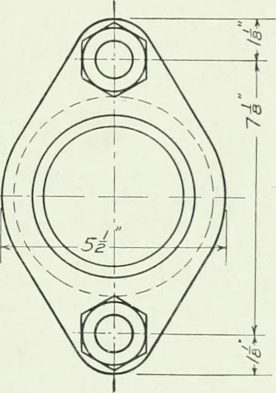 An illustration from An introduction to machine sketching and drawing for industrial and technical schools, 1917, leaf 70