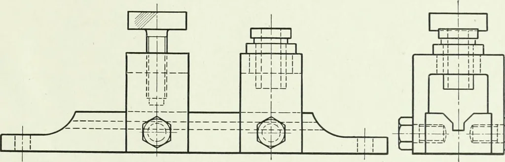 An illustration from An introduction to machine sketching and drawing for industrial and technical schools, 1917, leaf 80