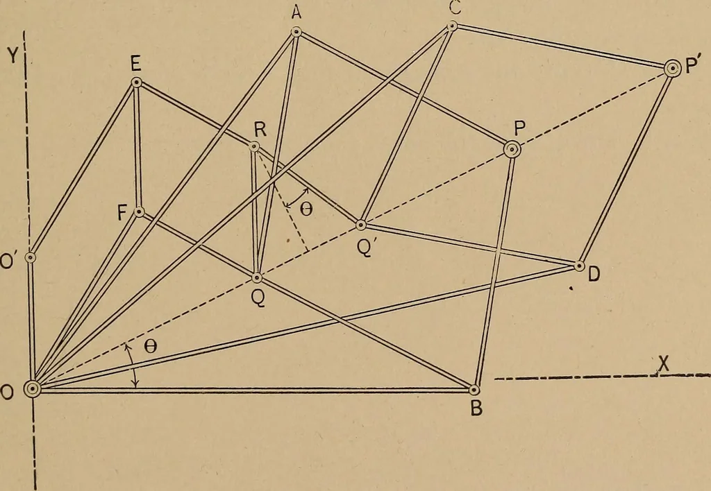 An illustration from An introduction to projective geometry and its applications; an analytic and synthetic treatment, 1905, leaf 272
