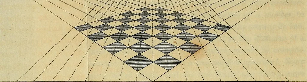 An illustration from An introduction to perspective, drawing, and painting : in a series of pleasing and familiar dialogues between the author's children ; illustrated by appropriate plates and diagrams, and a sufficiency of practical geometry, and a compendium of genuine instruction, comprising a progressive and complete body of information carefully adapted for the instruction of females, and suited equally to the simplicity of youth and to mental maturity, 1820, leaf 91