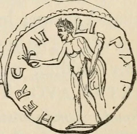 An illustration from An introduction to the study of ancient and modern coins, 1848, leaf 108
