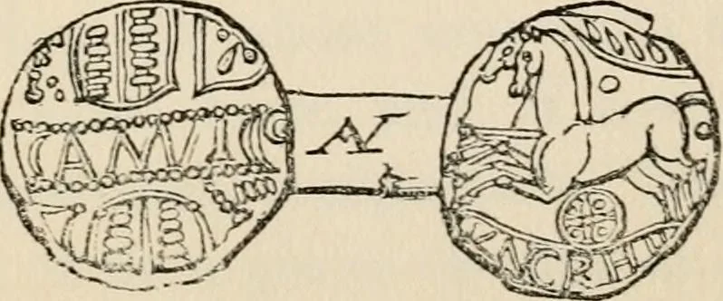 An illustration from An introduction to the study of ancient and modern coins, 1848, leaf 118