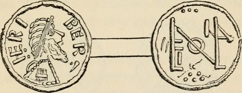 An illustration from An introduction to the study of ancient and modern coins, 1848, leaf 130