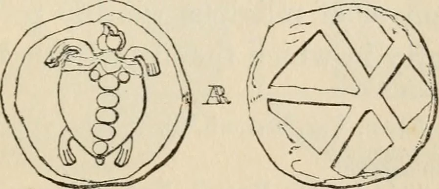 An illustration from An introduction to the study of ancient and modern coins, 1848, leaf 14