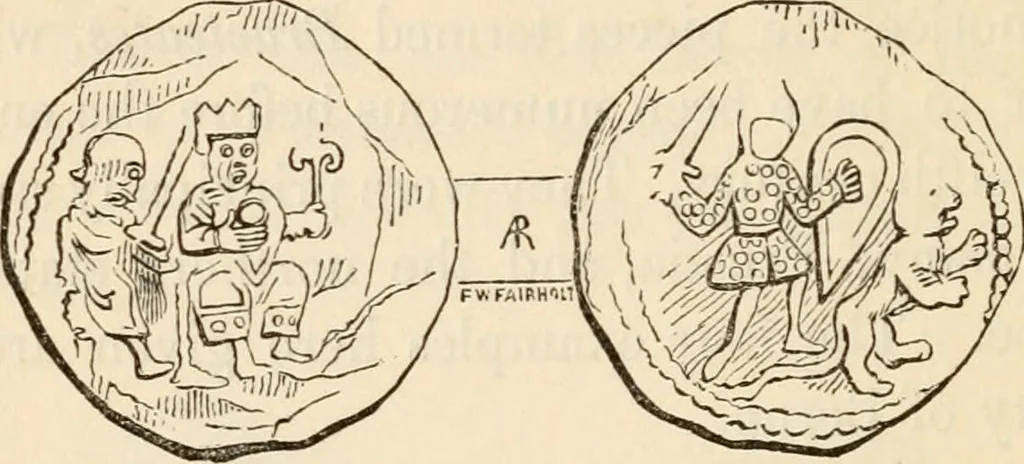 An illustration from An introduction to the study of ancient and modern coins, 1848, leaf 183