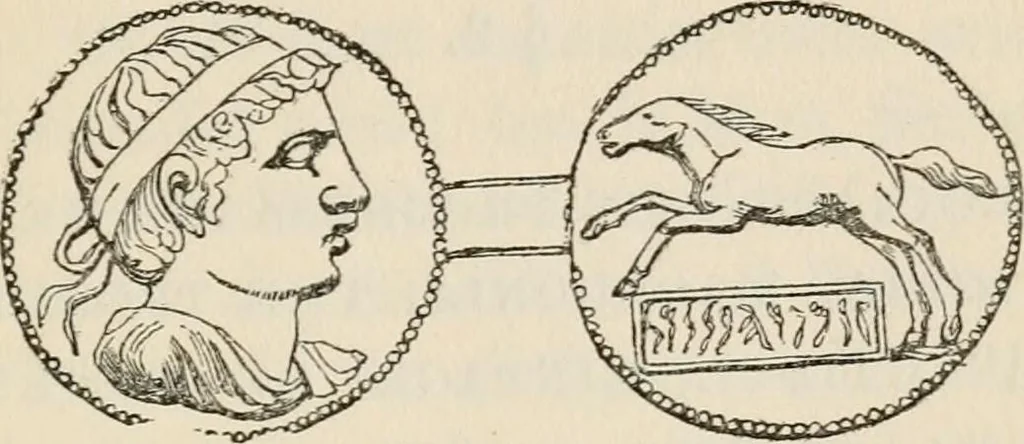 An illustration from An introduction to the study of ancient and modern coins, 1848, leaf 36