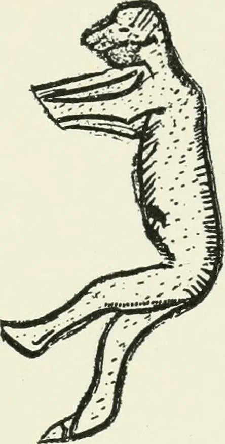 An illustration from An introduction to the study of prehistoric art, 1915, leaf 104