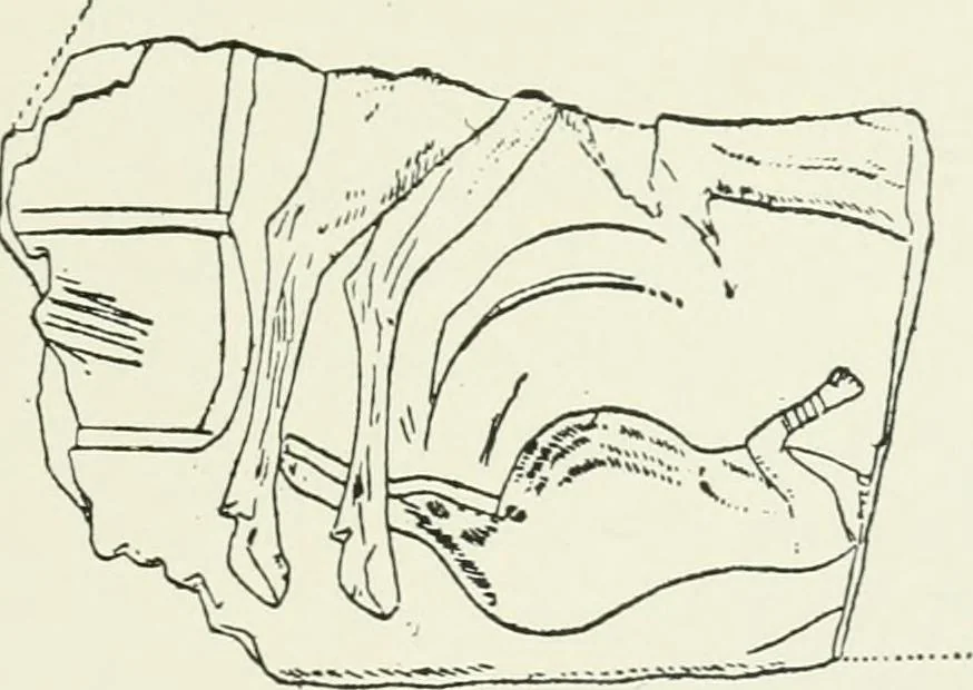 An illustration from An introduction to the study of prehistoric art, 1915, leaf 106