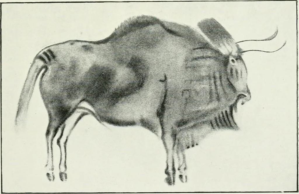An illustration from An introduction to the study of prehistoric art, 1915, leaf 144