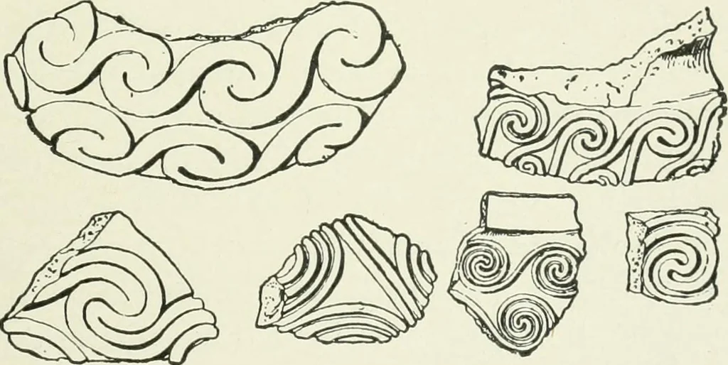 An illustration from An introduction to the study of prehistoric art, 1915, leaf 192
