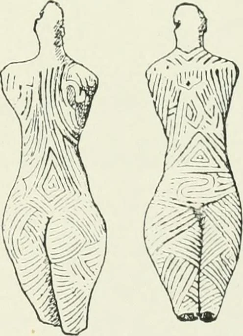 An illustration from An introduction to the study of prehistoric art, 1915, leaf 194