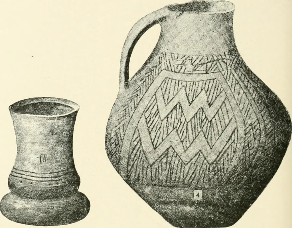 An illustration from An introduction to the study of prehistoric art, 1915, leaf 195