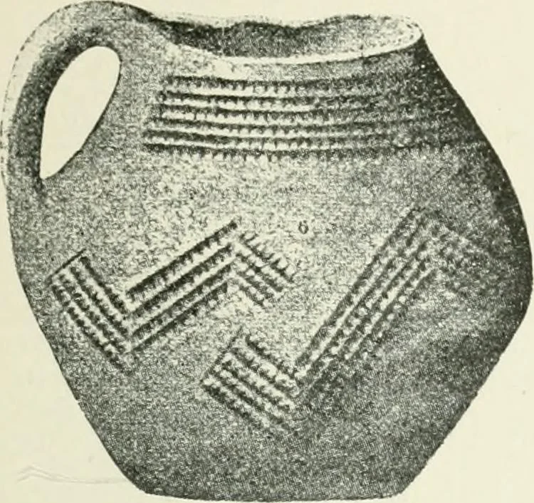 An illustration from An introduction to the study of prehistoric art, 1915, leaf 196