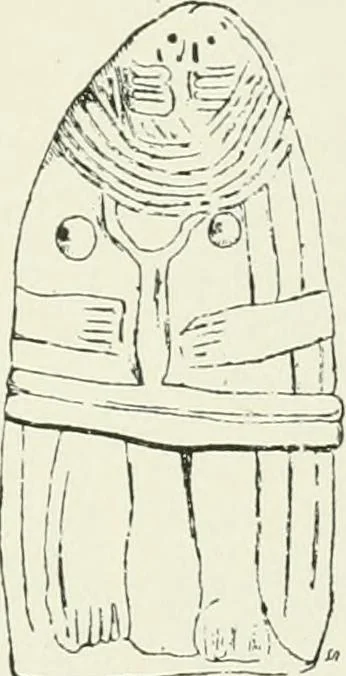An illustration from An introduction to the study of prehistoric art, 1915, leaf 206