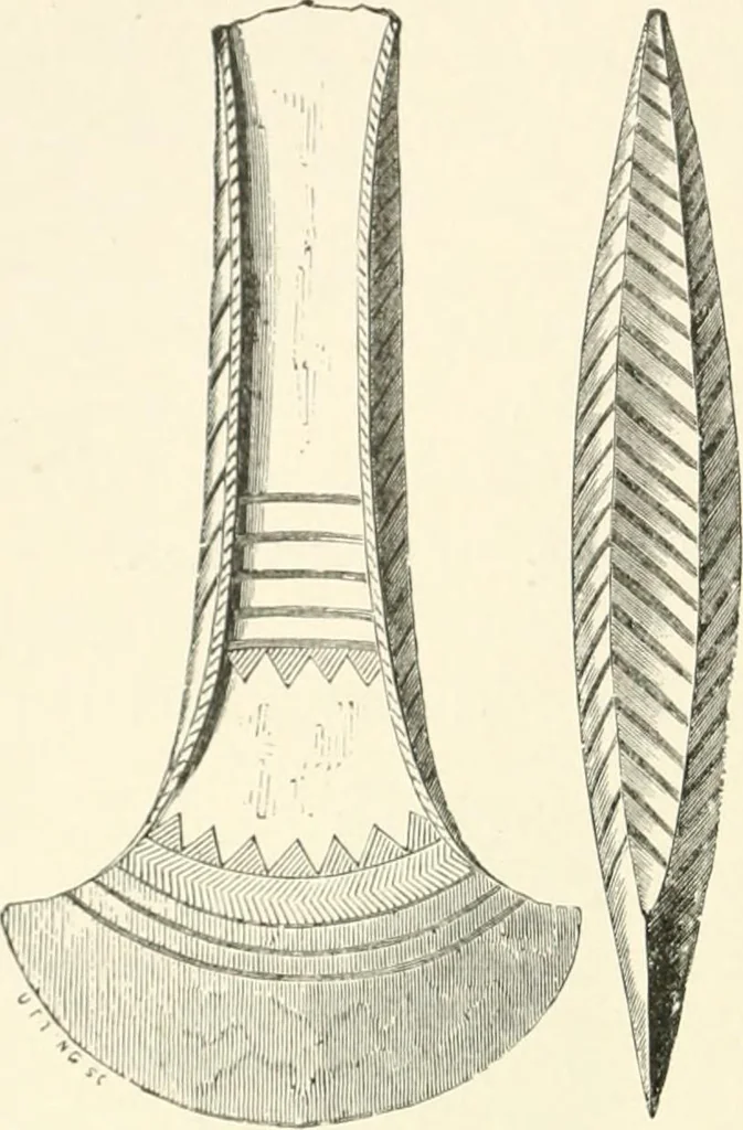 An illustration from An introduction to the study of prehistoric art, 1915, leaf 225