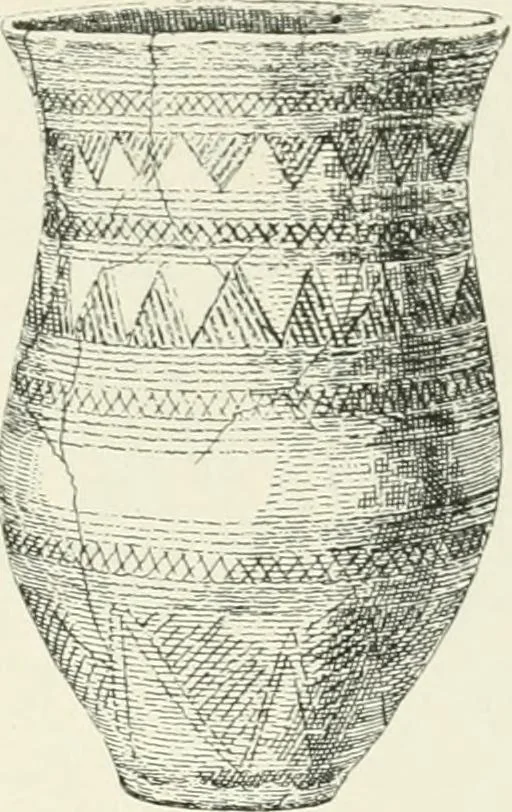 An illustration from An introduction to the study of prehistoric art, 1915, leaf 230