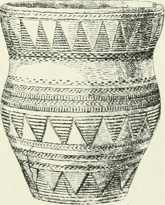 An illustration from An introduction to the study of prehistoric art, 1915, leaf 230