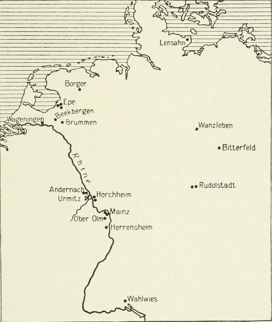 An illustration from An introduction to the study of prehistoric art, 1915, leaf 234