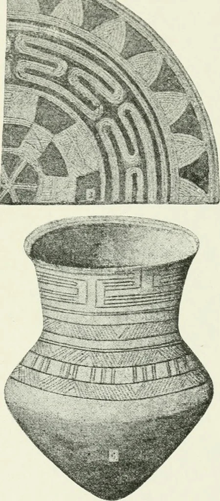 An illustration from An introduction to the study of prehistoric art, 1915, leaf 242