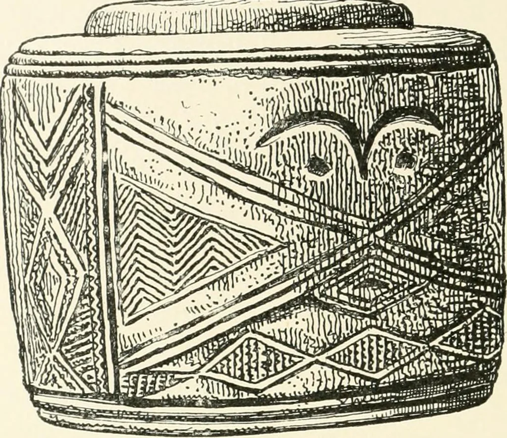 An illustration from An introduction to the study of prehistoric art, 1915, leaf 245