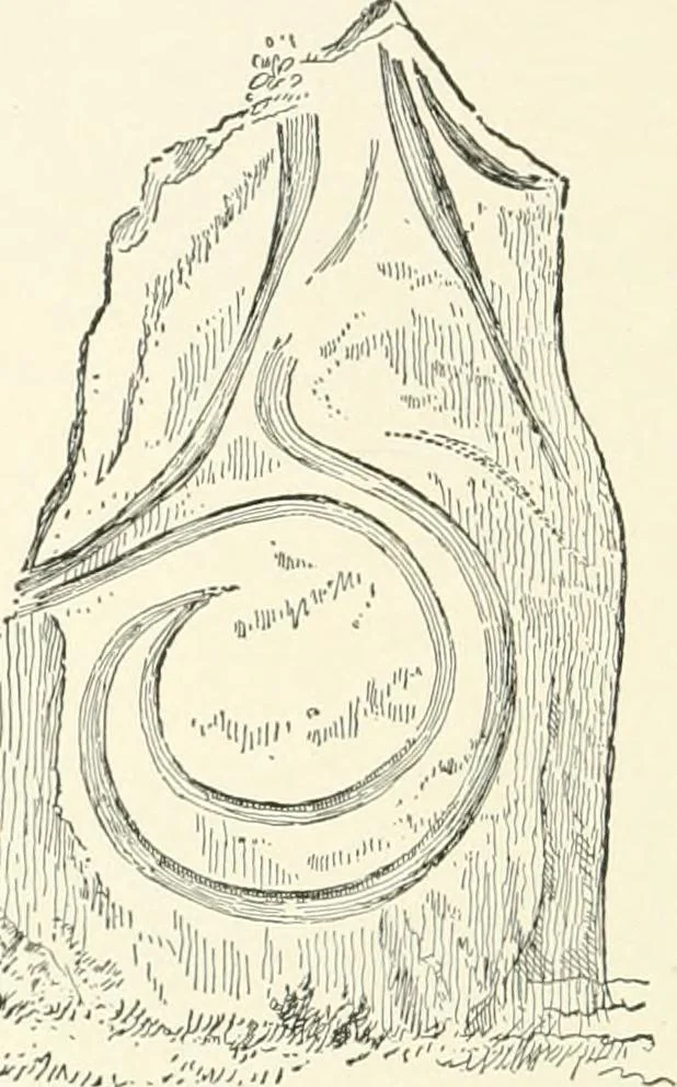 An illustration from An introduction to the study of prehistoric art, 1915, leaf 247