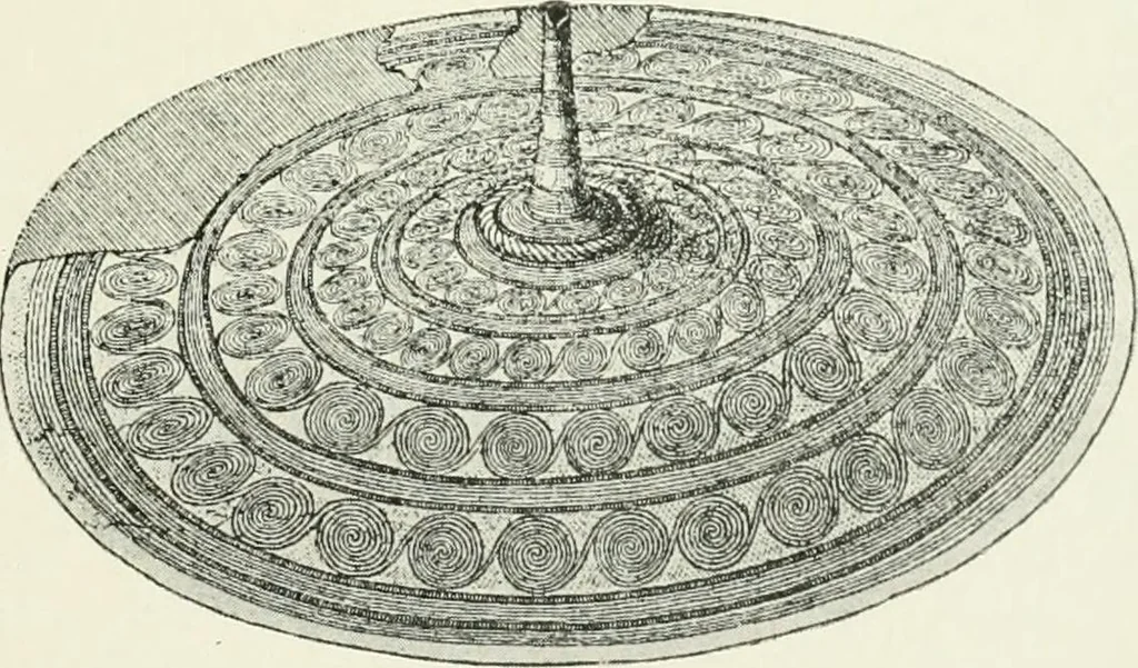 An illustration from An introduction to the study of prehistoric art, 1915, leaf 250