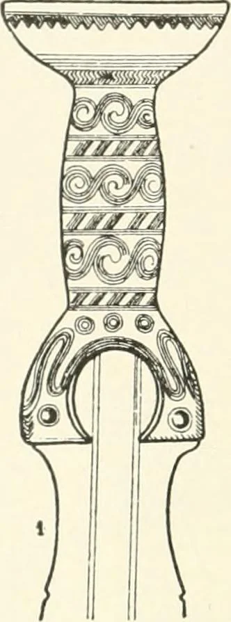 An illustration from An introduction to the study of prehistoric art, 1915, leaf 251