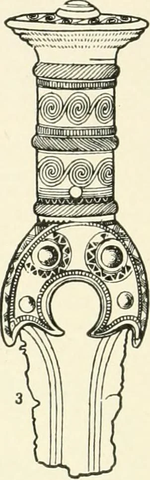An illustration from An introduction to the study of prehistoric art, 1915, leaf 251