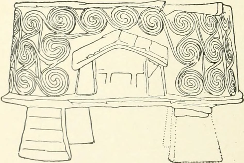 An illustration from An introduction to the study of prehistoric art, 1915, leaf 251
