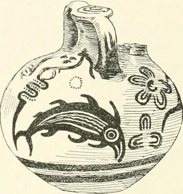 An illustration from An introduction to the study of prehistoric art, 1915, leaf 261