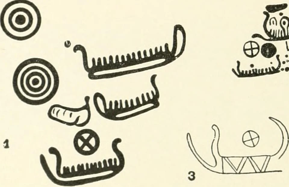 An illustration from An introduction to the study of prehistoric art, 1915, leaf 269