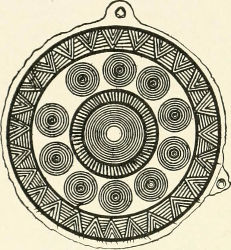 An illustration from An introduction to the study of prehistoric art, 1915, leaf 281